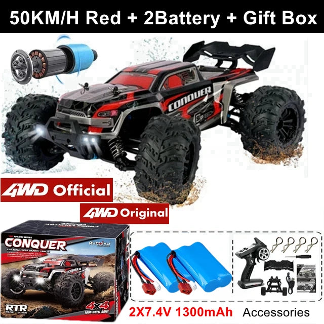 4X4 Éléctrique télécommandé Haute performance - Grande vitesse - Solide aux gros choc - Jouet