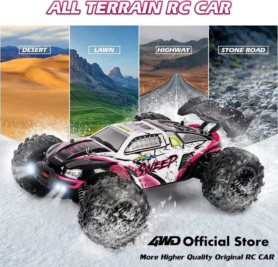 4X4 Éléctrique télécommandé Haute performance - Grande vitesse - Solide aux gros choc - Jouet