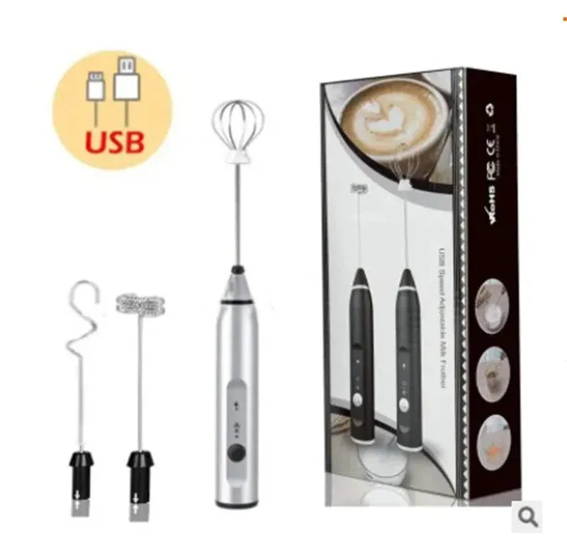 Mousseurs à lait électriques portables mélangeur à main USB Mini cafetière fouet mélangeur Cappuccino crème batteur à oeufs mélangeur alimentaire