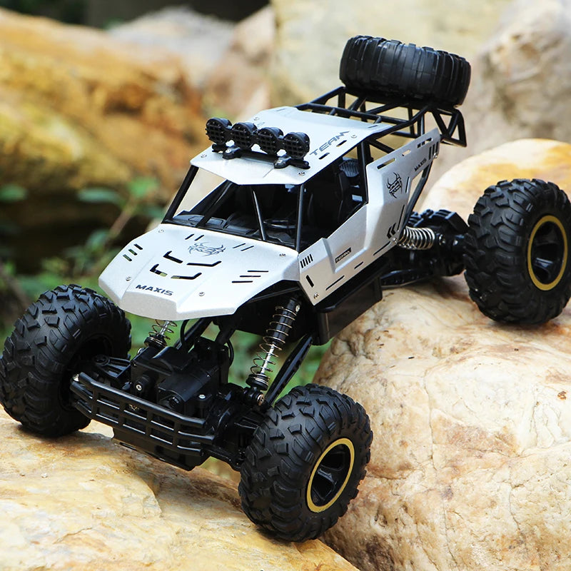 4WD RC Voiture avec lumières LED 2.4G Radio Télécommande Voitures Buggy Tout-terrain Contrôle Camions Garçons Jouets pour enfants
