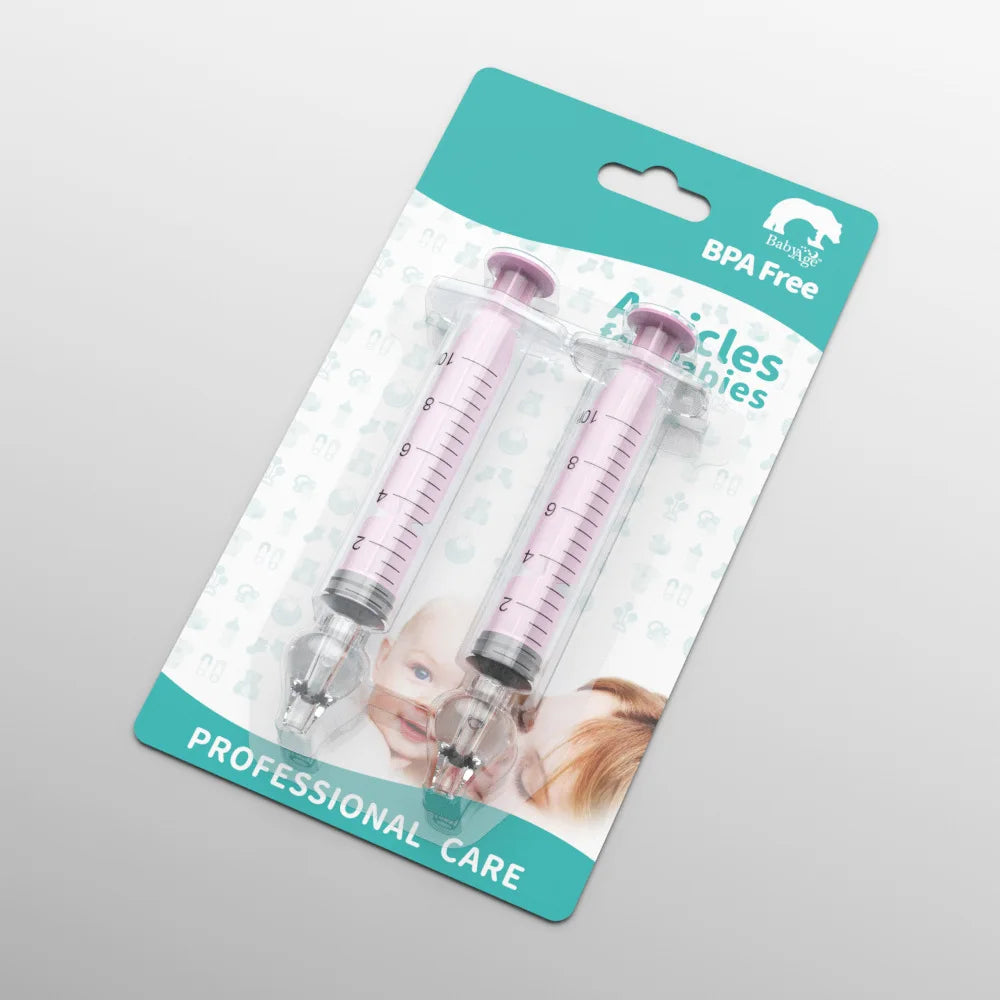 Nettoyant nasal pour bébé 2Pcs Nasal Washer Needle Tube Washer 10ML Aspirateur nasal pour nourrissons Nettoyant seringue Lavage Outils de soins pour bébés