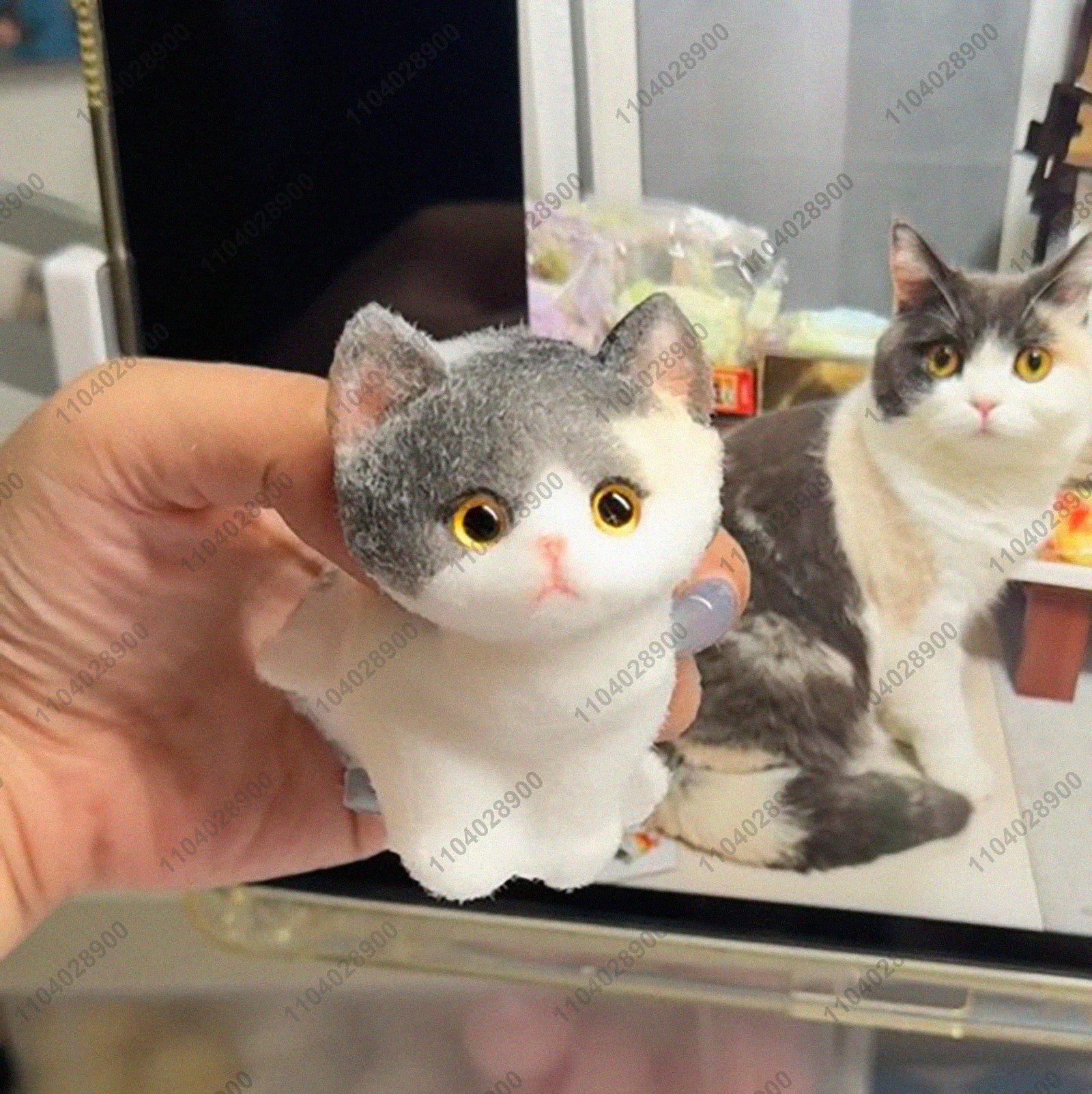 COLLECTION LIMITÉ Chaton Kitty fait main : Taba, chaton moelleux en silicone, chat doux,  jouet pour se détendre et évacuer le stress