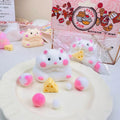Nouveau hamster moelleux kawaii à montée lente avec une texture mochi hamster moelleux fait main pelucheux