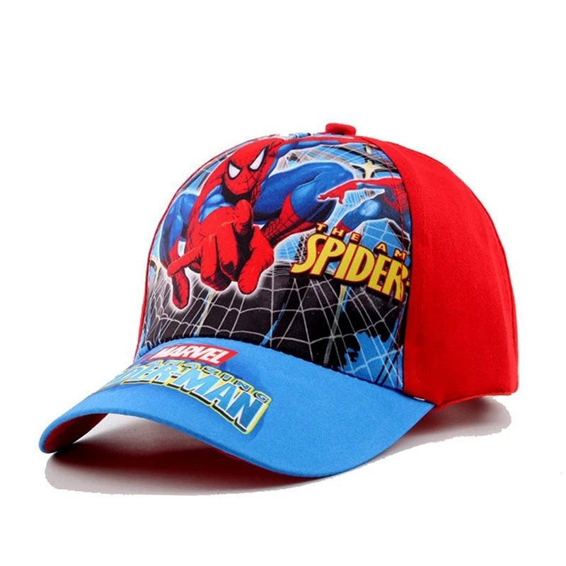 1 casquette de baseball de dessin animé SPIDERMAN PC, figurines d’action Spider Man, chapeau super-héros, fournitures de fête, jouet cadeau