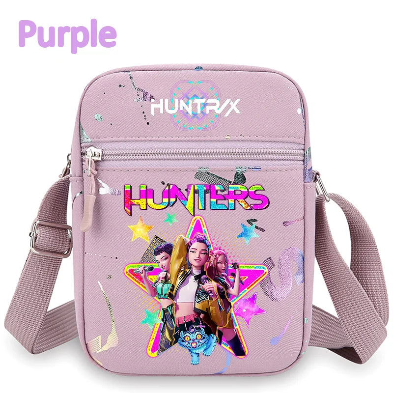 Le portefeuille Kpop, la ceinture K Pop Warriors, la pochette, le sac à bandoulière, le daypack, le sac à bonbons, les épaules, les chasseurs de monstres, le groupe de filles