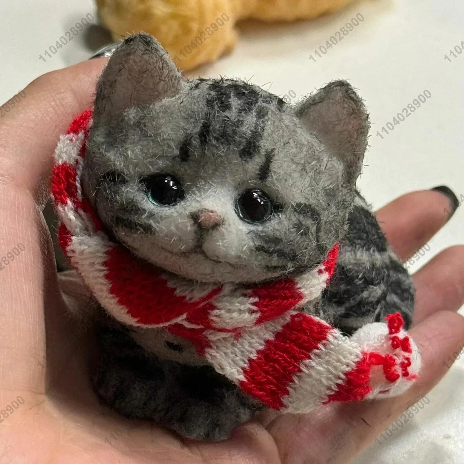 COLLECTION LIMITÉ Chaton Kitty fait main : Taba, chaton moelleux en silicone, chat doux,  jouet pour se détendre et évacuer le stress