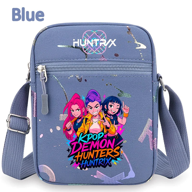 Le portefeuille Kpop, la ceinture K Pop Warriors, la pochette, le sac à bandoulière, le daypack, le sac à bonbons, les épaules, les chasseurs de monstres, le groupe de filles