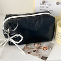 Sac grande capacité, maquillage imperméable, sac à main, voyage, femme, produits cosmétiques, articles de toilette, pochette, élégante fermeture éclair carrée pour femmes