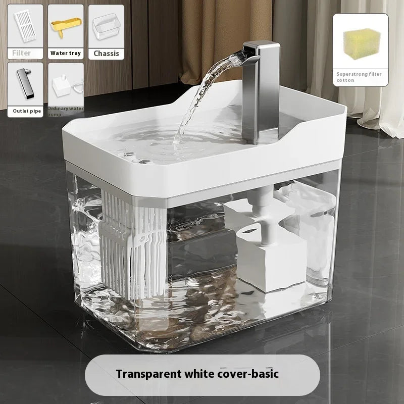 Distributeur automatique de nourriture pour chien, chat, bol avec fontaine d’eau, grande capacité, distributeur de nourriture pour animaux de compagnie, récipient pour chiots, accessoires pour animaux de compagnie