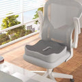 Coussin d’assise en mousse à mémoire de forme, coccyx, sciatique lombaire, soulagement de la douleur, confort, chaise de bureau, siège d’auto, coussin anti-dérapant, orthopédique, membrane