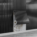 Papier peint épais brun en forme de grille, motif plaid, imperméable et résistant à l’humidité, idéal pour les murs, les plafonds, la décoration intérieure