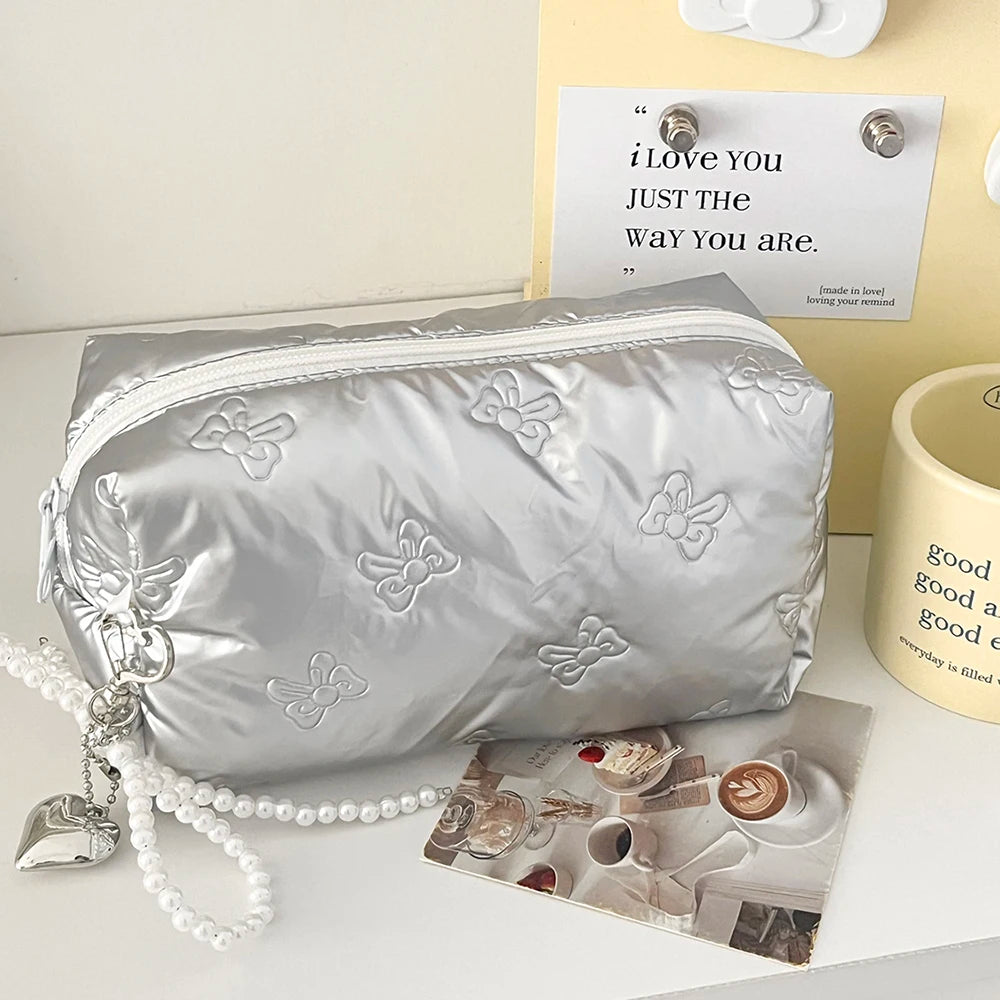 Sac grande capacité, maquillage imperméable, sac à main, voyage, femme, produits cosmétiques, articles de toilette, pochette, élégante fermeture éclair carrée pour femmes