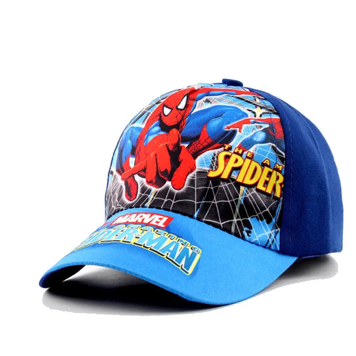 1 casquette de baseball de dessin animé SPIDERMAN PC, figurines d’action Spider Man, chapeau super-héros, fournitures de fête, jouet cadeau