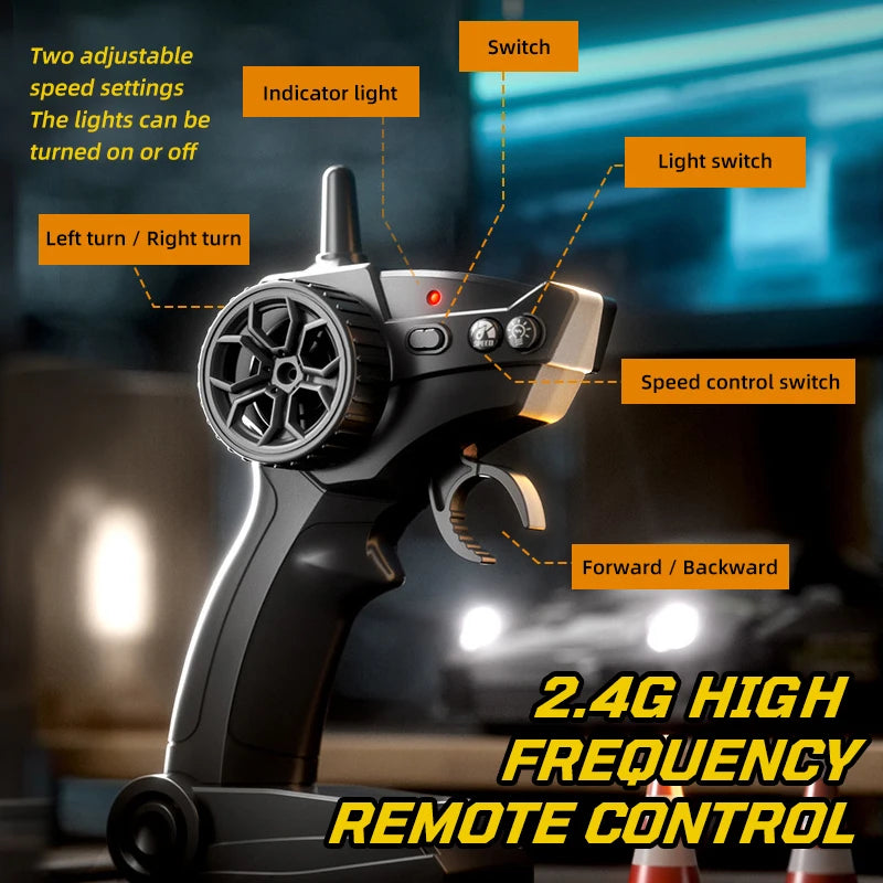 4WD RC Télécommande de voiture Voitures 2.4G Radio High Speed Drift Racing Camion à grande vitesse RTR Véhicule jouet Cadeau pour enfants