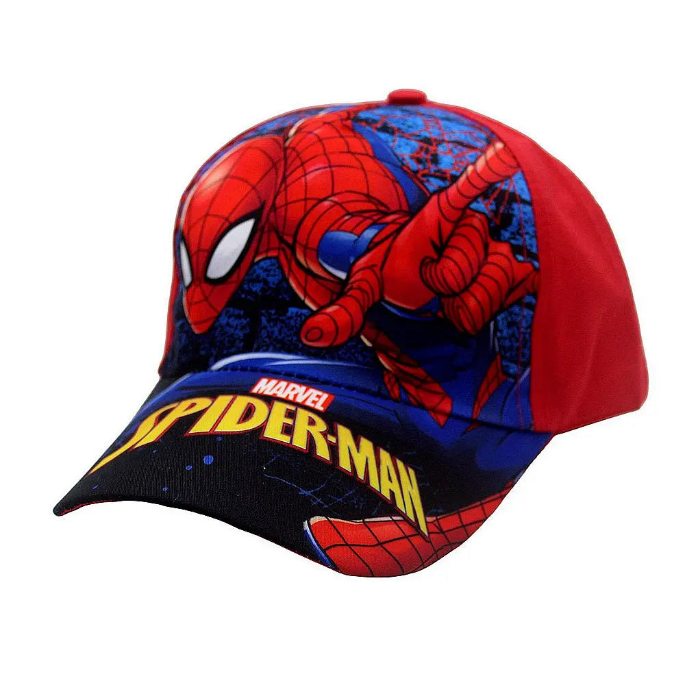 1 casquette de baseball de dessin animé SPIDERMAN PC, figurines d’action Spider Man, chapeau super-héros, fournitures de fête, jouet cadeau