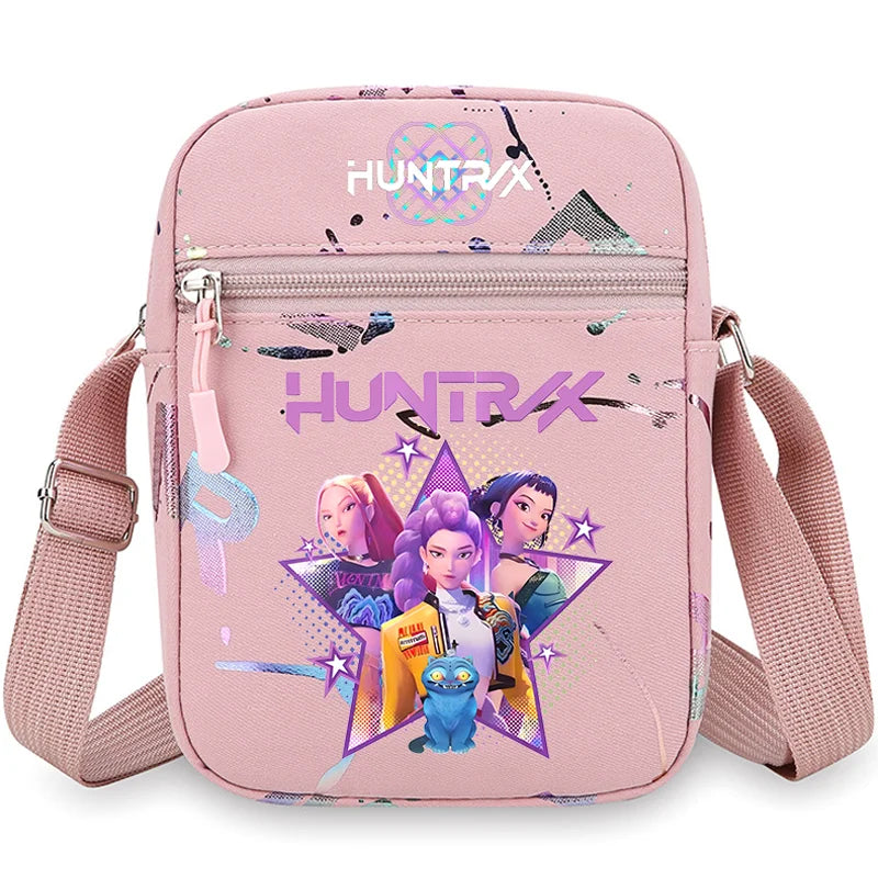 Le portefeuille Kpop, la ceinture K Pop Warriors, la pochette, le sac à bandoulière, le daypack, le sac à bonbons, les épaules, les chasseurs de monstres, le groupe de filles