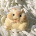 Jouet Squeeze Hamster en peluche mignon et pelucheux fait main, table squishy, anti-stress, fidget, soulagement du stress, décompression