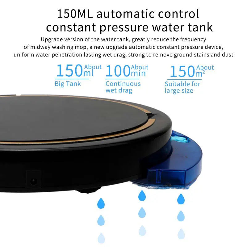 Nouveau robot aspirateur intelligent sans fil multifonctionnel super silencieux, aspirant, essuie-tout, humidifiant pour un appareil ménager à usage domestique