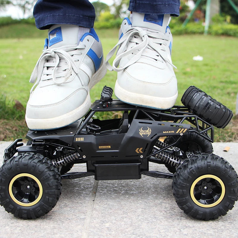 4WD RC Voiture avec lumières LED 2.4G Radio Télécommande Voitures Buggy Tout-terrain Contrôle Camions Garçons Jouets pour enfants