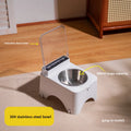Bol intelligent pour chat, bol pour animaux de compagnie, distributeur de nourriture pour chat et chien, capteur infrarouge, couvercle à ouverture automatique, distributeur de nourriture pour chat anti-souris