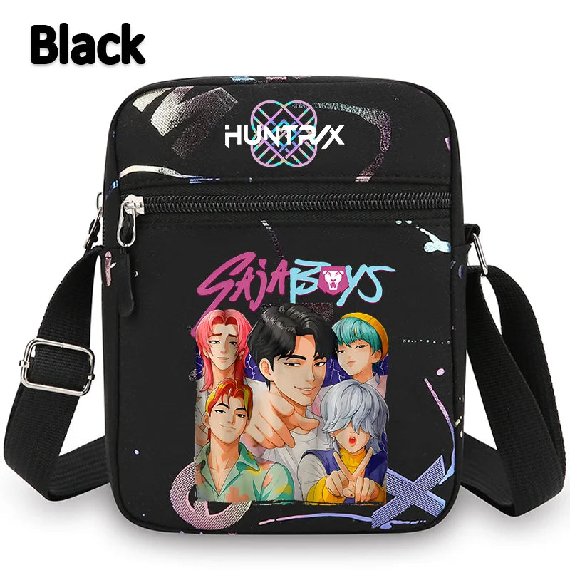 Le portefeuille Kpop, la ceinture K Pop Warriors, la pochette, le sac à bandoulière, le daypack, le sac à bonbons, les épaules, les chasseurs de monstres, le groupe de filles