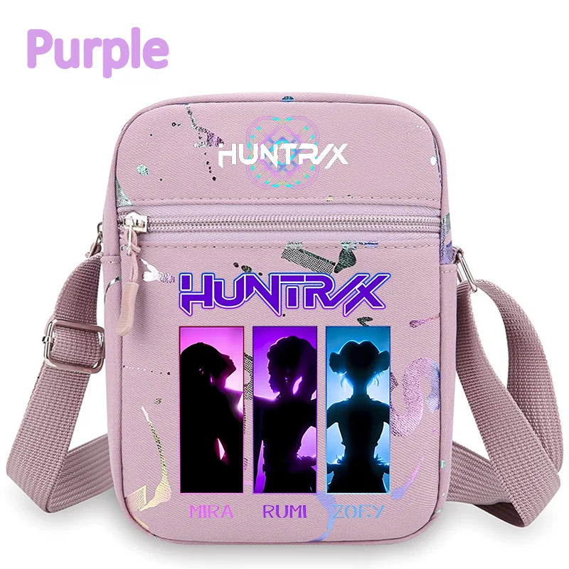 Le portefeuille Kpop, la ceinture K Pop Warriors, la pochette, le sac à bandoulière, le daypack, le sac à bonbons, les épaules, les chasseurs de monstres, le groupe de filles