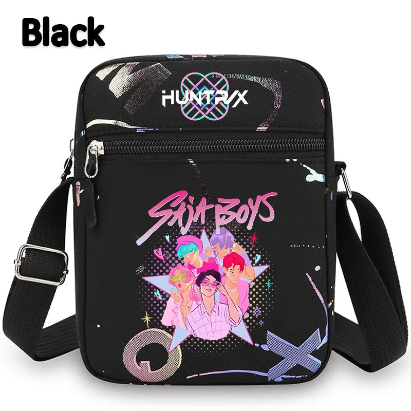 Le portefeuille Kpop, la ceinture K Pop Warriors, la pochette, le sac à bandoulière, le daypack, le sac à bonbons, les épaules, les chasseurs de monstres, le groupe de filles