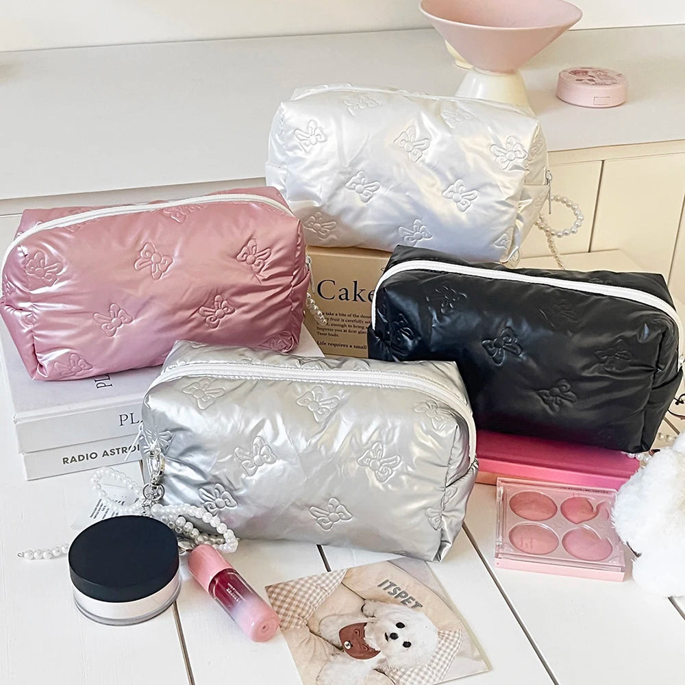 Sac grande capacité, maquillage imperméable, sac à main, voyage, femme, produits cosmétiques, articles de toilette, pochette, élégante fermeture éclair carrée pour femmes