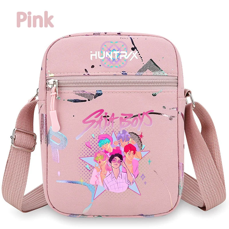 Le portefeuille Kpop, la ceinture K Pop Warriors, la pochette, le sac à bandoulière, le daypack, le sac à bonbons, les épaules, les chasseurs de monstres, le groupe de filles