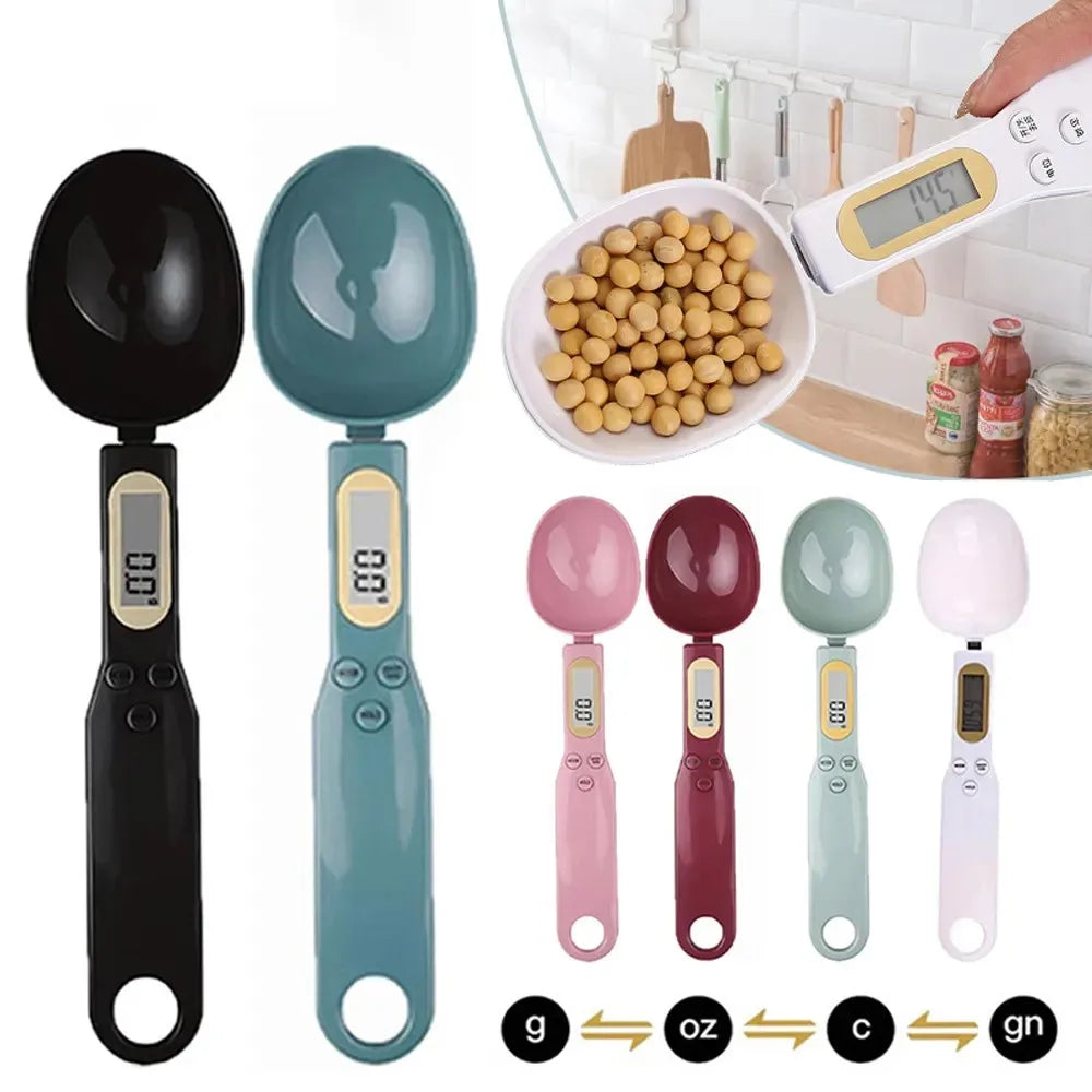 500g/0.1g Portable LCD Échelle numérique de cuisine Cuillère à mesurer Gramme Cuillère électronique Poids Volumn Balance alimentaire Nouveau Haute qualité