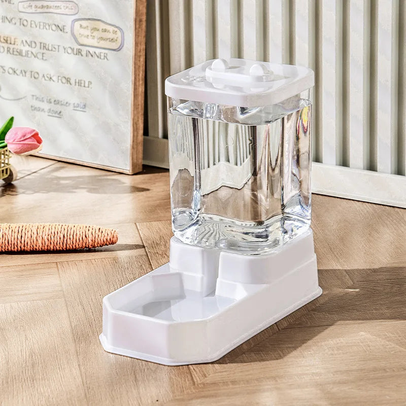 4L Set d’alimentation et d’abreuvoir automatiques pour chats de grande capacité | Distributeur de nourriture pour animaux de compagnie par gravité pour chats et chiens | Sans BPA et sans danger électrique