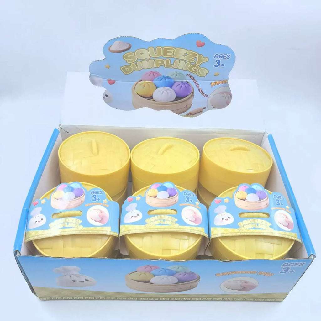 Boules de peluche en peluche, boules anti-stress, jouets sensoriels sur neige, simulation alimentaire, petits pains à la vapeur, boule de pâte pressée, cadeaux