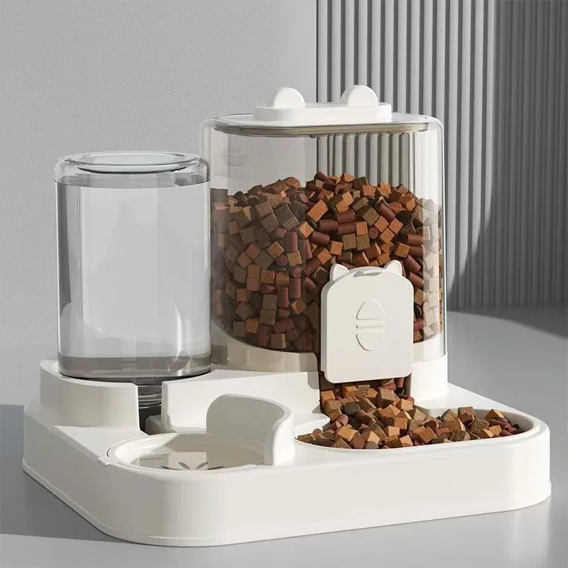 Distributeur automatique de nourriture pour chien, chat, bol avec fontaine d’eau, grande capacité, distributeur de nourriture pour animaux de compagnie, récipient pour chiots, accessoires pour animaux de compagnie