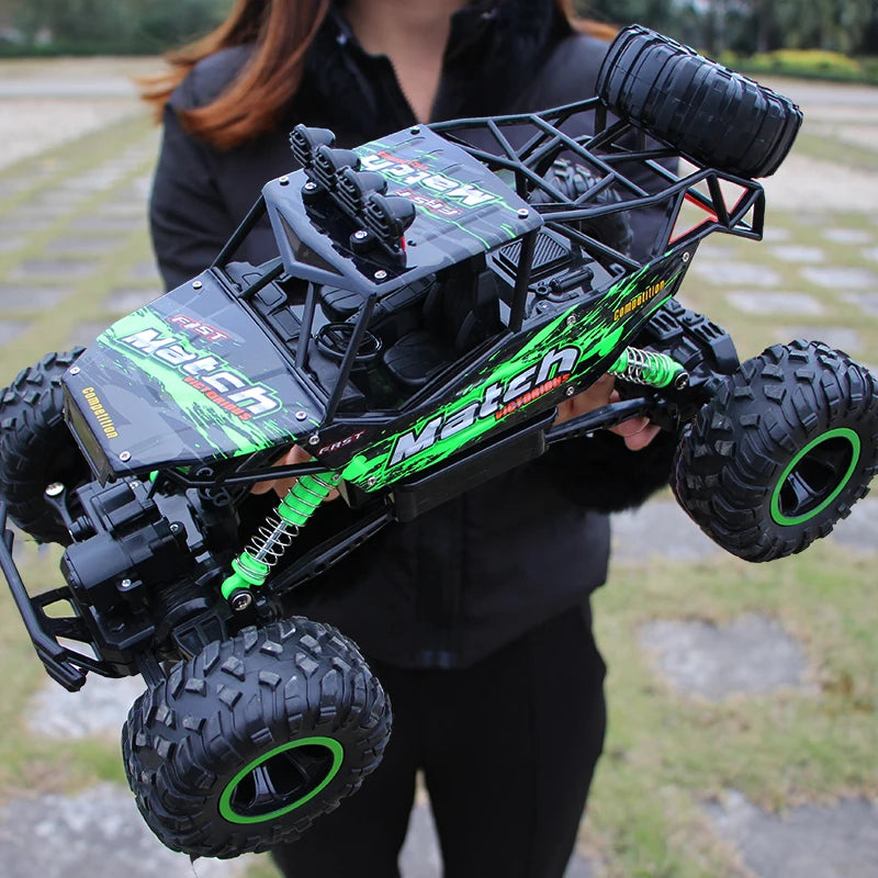 4WD RC Voiture avec lumières LED 2.4G Radio Télécommande Voitures Buggy Tout-terrain Contrôle Camions Garçons Jouets pour enfants