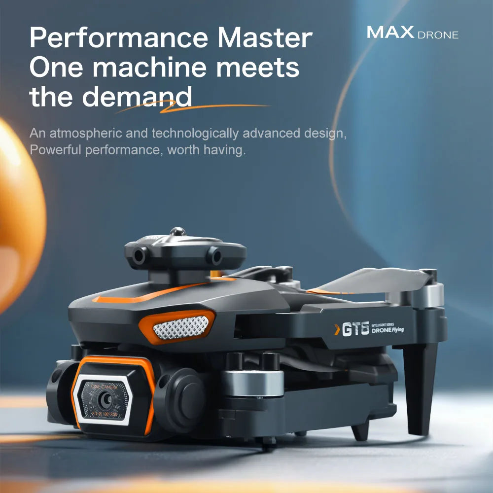 Lenovo GT5 Mini Drone 4K Professionnel 8K HD Caméra RC avec écran Brushless flux optique Quadcopter Obstacle Avoidance