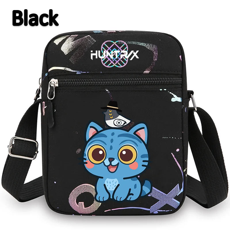 Le portefeuille Kpop, la ceinture K Pop Warriors, la pochette, le sac à bandoulière, le daypack, le sac à bonbons, les épaules, les chasseurs de monstres, le groupe de filles