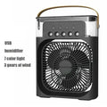 Nouveau 3 en 1 Ventilateur AIr Climatiseur Domestique Mini Refroidisseur d’air LED Veilleuse Humidificateur portable Réglage de l’air Ventilateur Bureau Home Fan