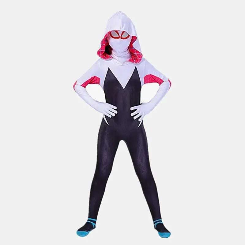 Déguisement de super-héros SPIDERMAN araignée pour enfants, jeu d’anime, dessin animé, jeu de rôle, masque, fête d’Halloween, jouer, costume, cadeau pour enfants