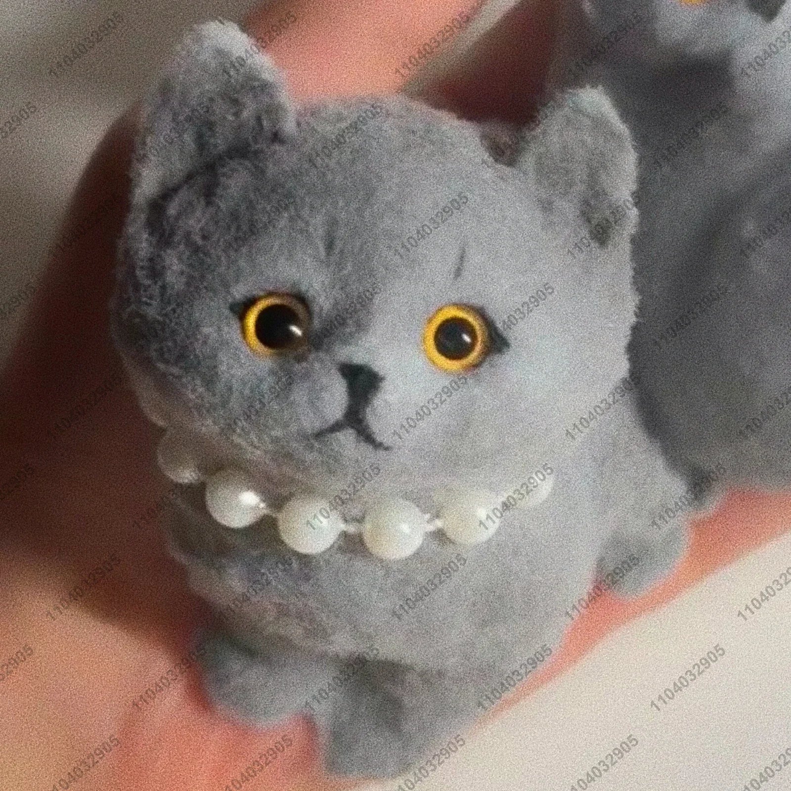 COLLECTION LIMITÉ Chaton Kitty fait main : Taba, chaton moelleux en silicone, chat doux,  jouet pour se détendre et évacuer le stress