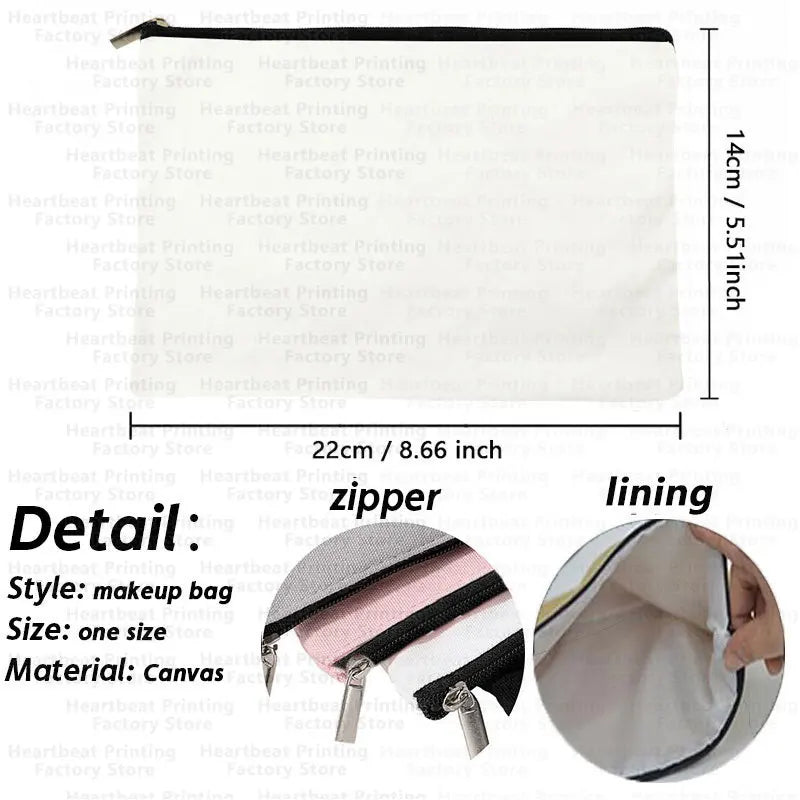 Merci Maîtresse Imprimer Sac de cosmétiques de voyage Sac de rouges à lèvres Trousse Pochette Sacs pour femmes Cadeau de retour à l’école