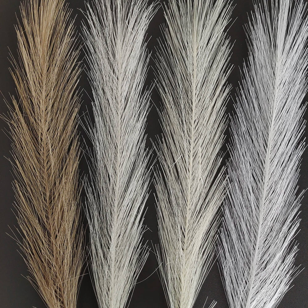 10 pièces Pampas artificiels, herbe moelleuse, roseau, fausse plante pour l’anniversaire, mariage, fête à la maison, décoration de vase, bouquets de fleurs, bricolage