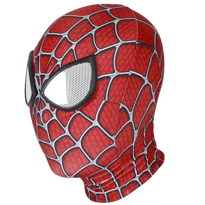 Film Super-héros Masque SPIDERMAN Cosplay Coiffe Accessoires Objectif Casque Masque Habille-toi Cosplay d’Halloween Adulte Enfants Cadeau